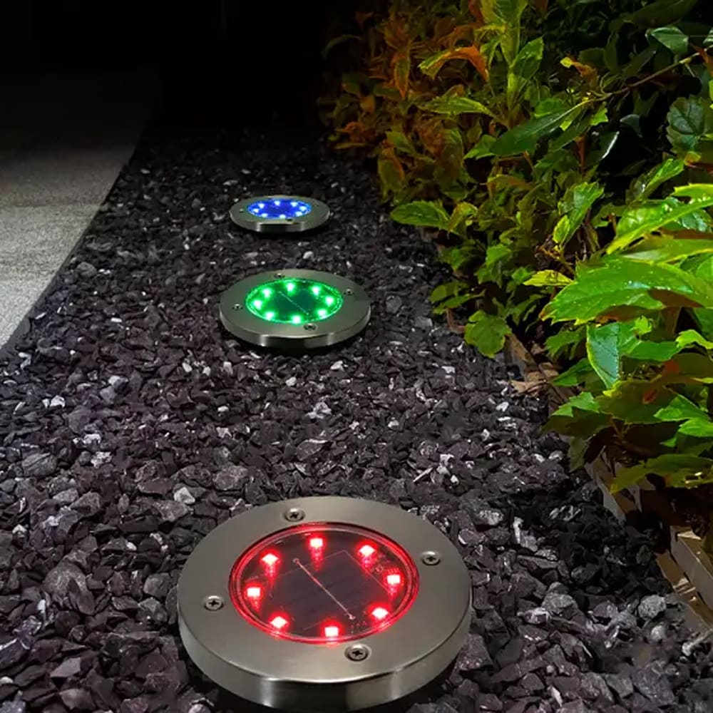 Lampa solara SITE 101261771, IP65, otel, argintiu