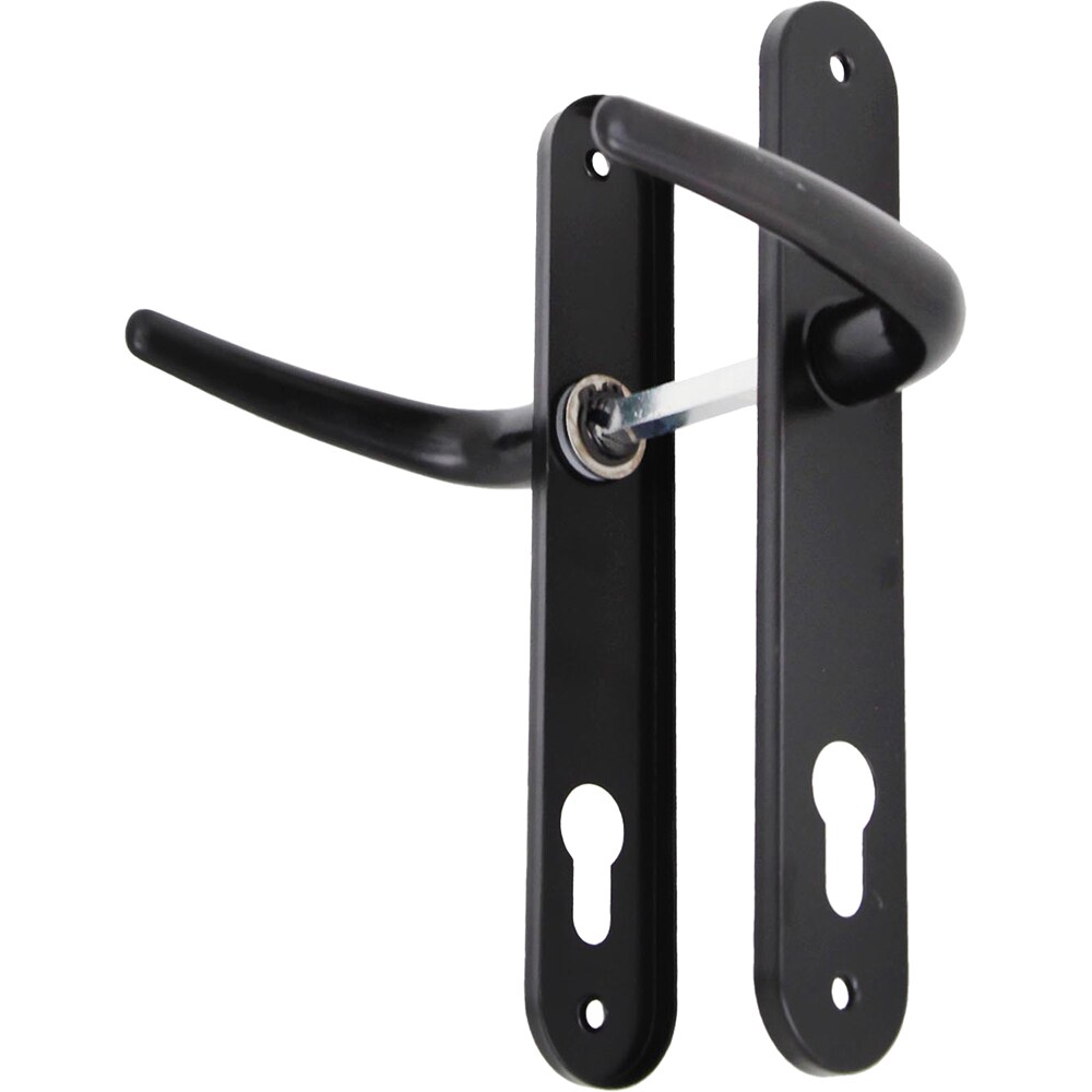 Maner usa cu sild, cilindru, aluminiu, negru