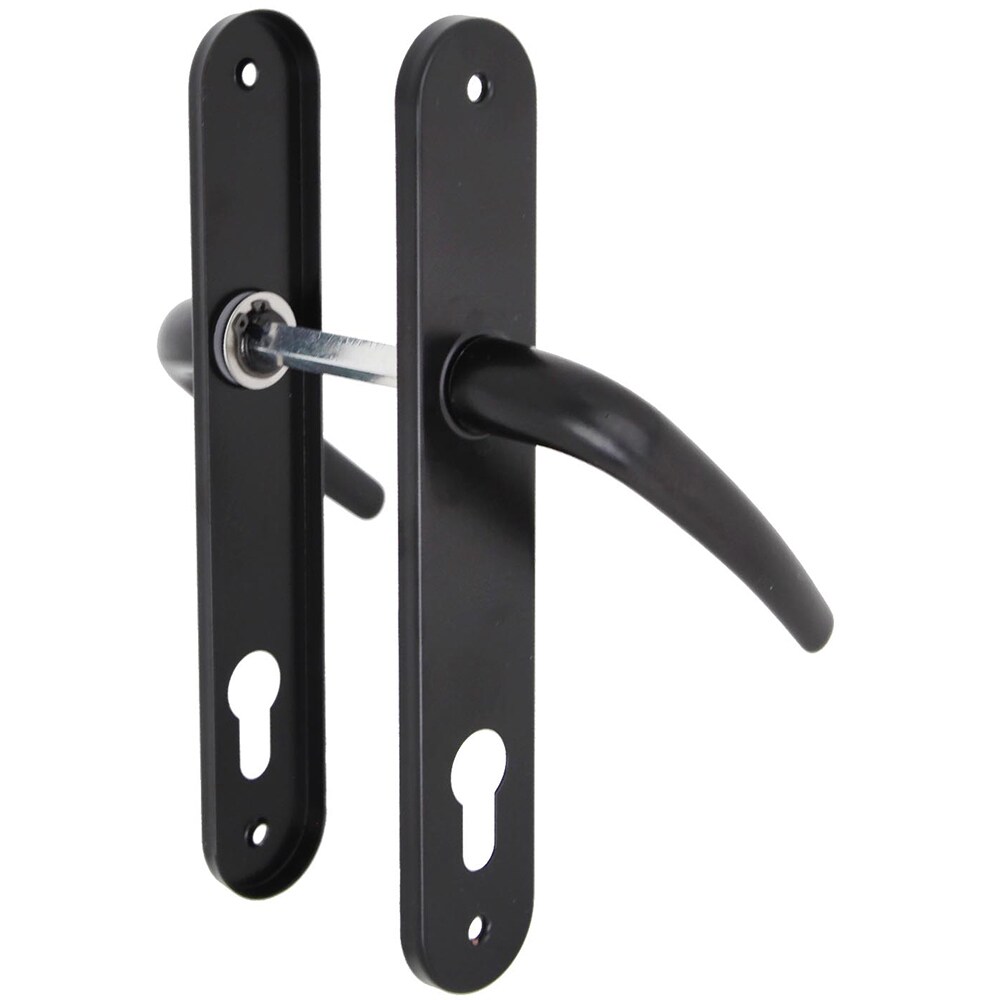 Maner usa cu sild, cilindru, aluminiu, negru