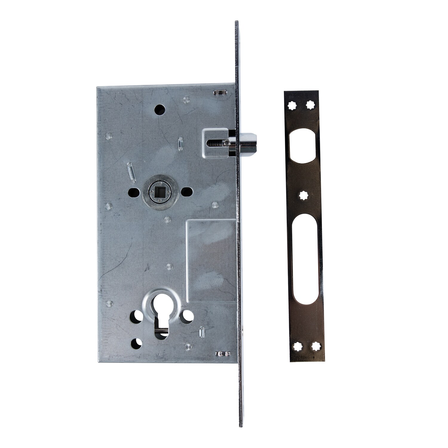 Broasca ingropata usa metalica YALE, 60x85 mm, 3 bolt x 16 mm, cilindru