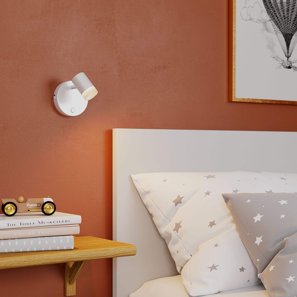 Spot LED GOODHOME Maupin, 1 bec integrat, 3.5W, 350lm, alb