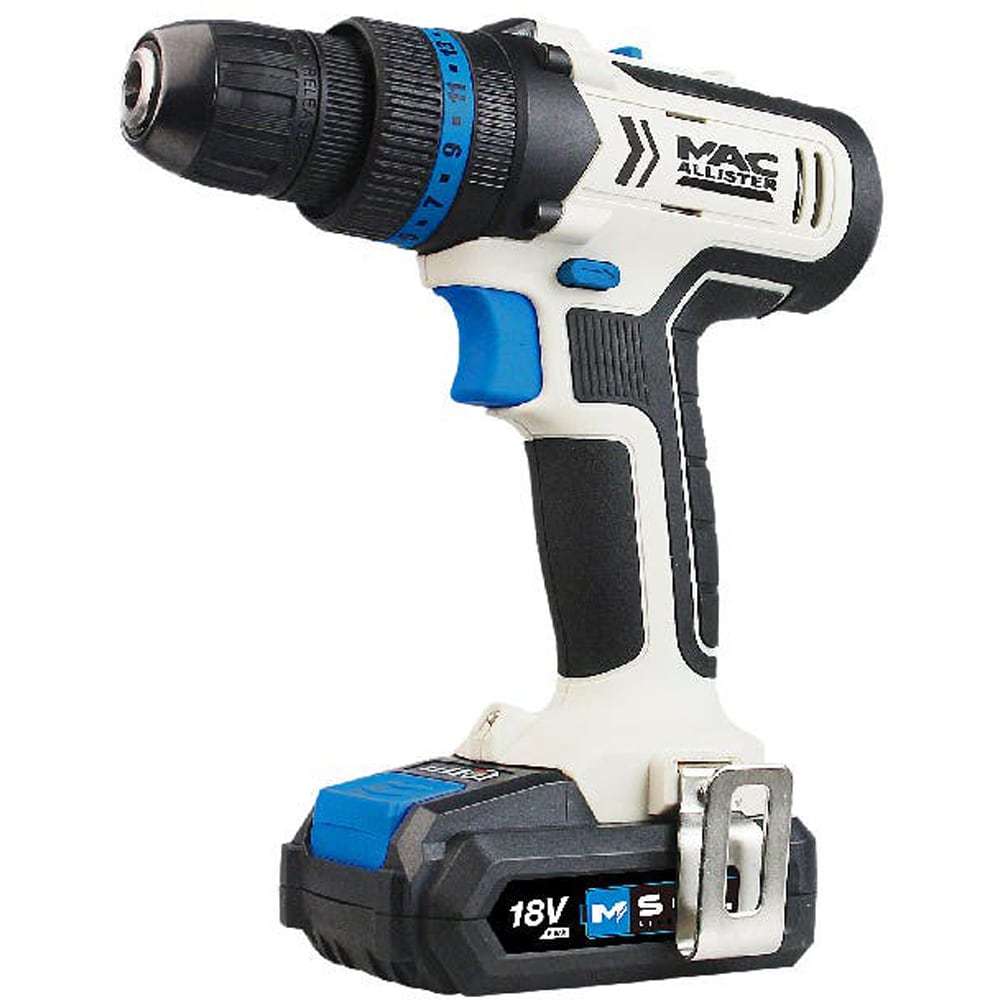 Masina de gaurit si insurubat (Bormasina) Mac Allister MDD18-Li-2, 18V, 2x2Ah, 1600rpm, 35Nm