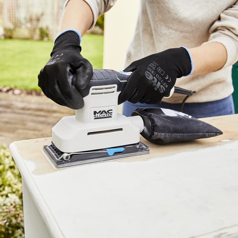 Slefuitor cu vibratii Mac Allister MTSS200, 200W, 12000rpm, 90x187mm