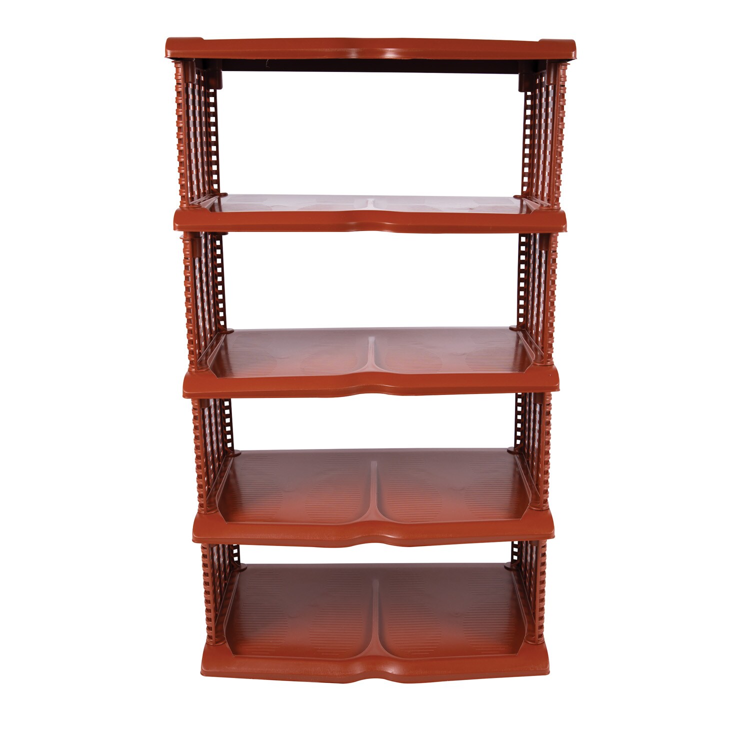 Raft Pantofi Plastic Rattan Negru