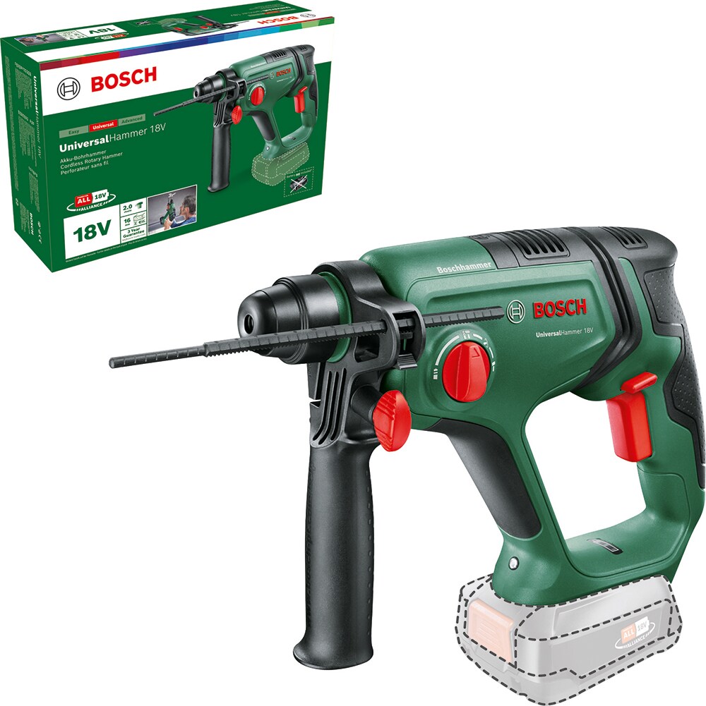 Ciocan rotopercutor BOSCH Universal Hammer 18V, 2J, SDS Plus, 2000rpm, fara acumulator