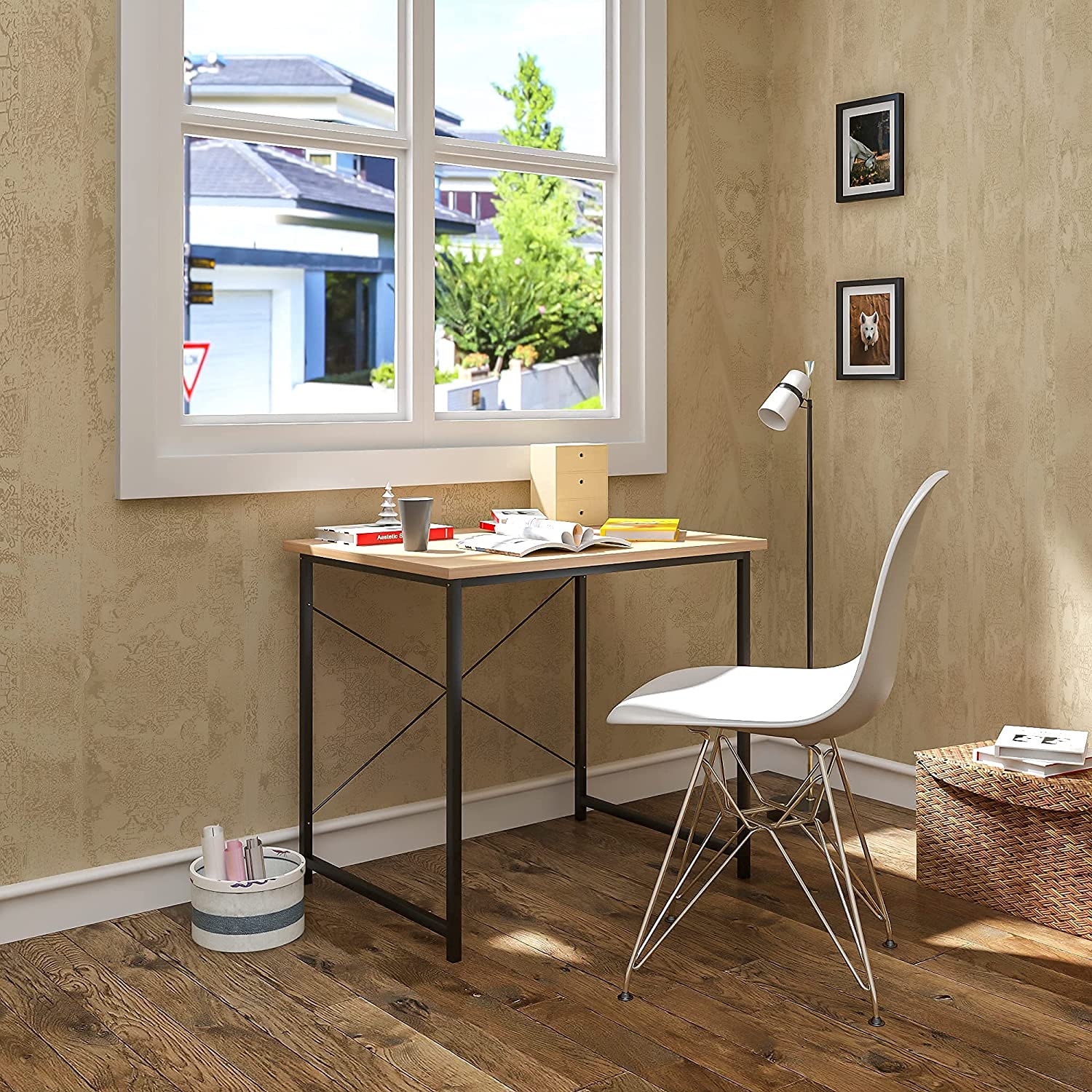 Birou Uppsala, PAL, 80 cm x 60 cm x 70 cm, stejar