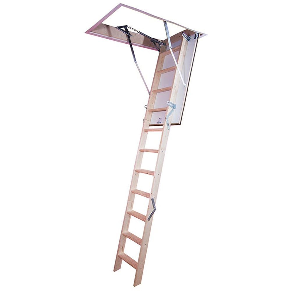 Scara mansarda Profil Termo, 110 x 60 x 280 cm, lemn, crem