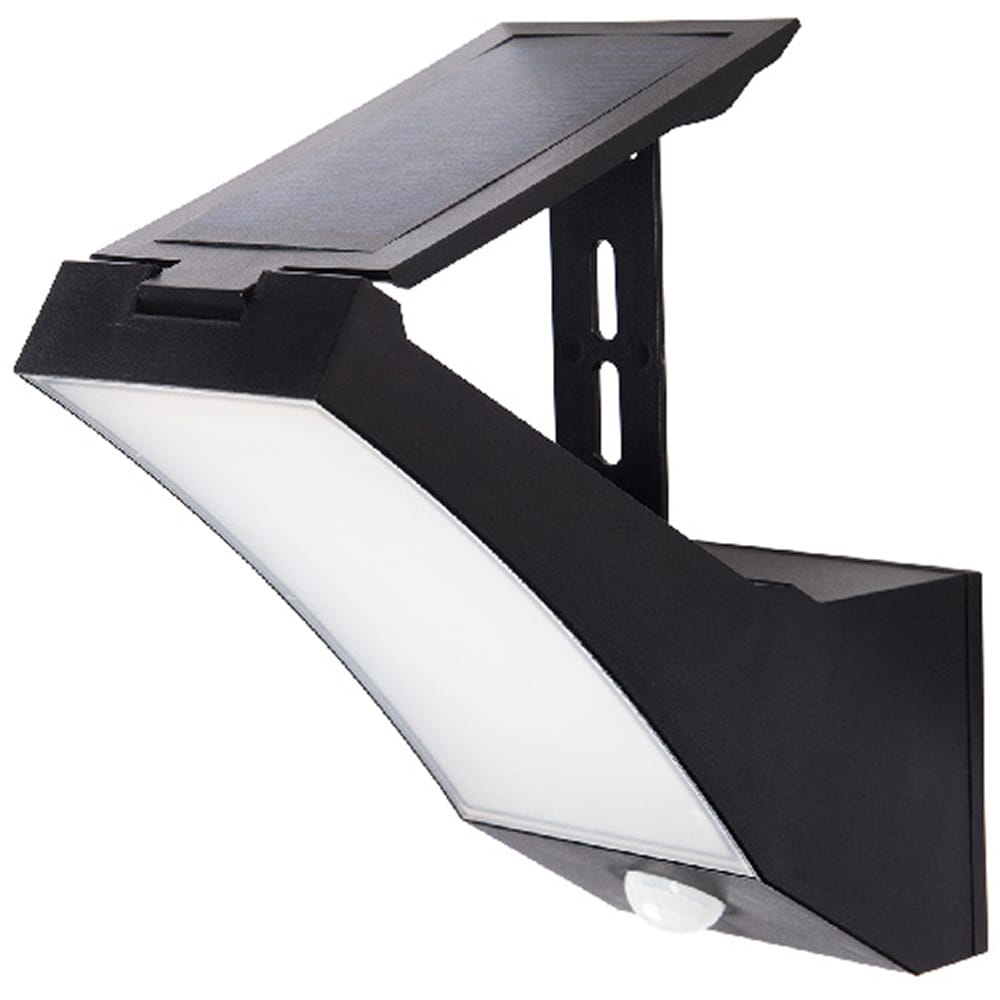 Aplica de exterior solara LED SNZ Marigny, 100lm, IP44, negru