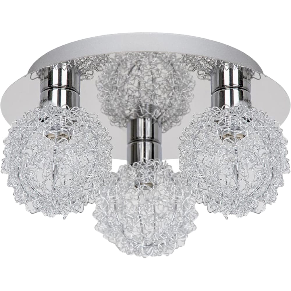 Lampa GOODHOME Phaidros, 3 x G9, 25W, metal, crom