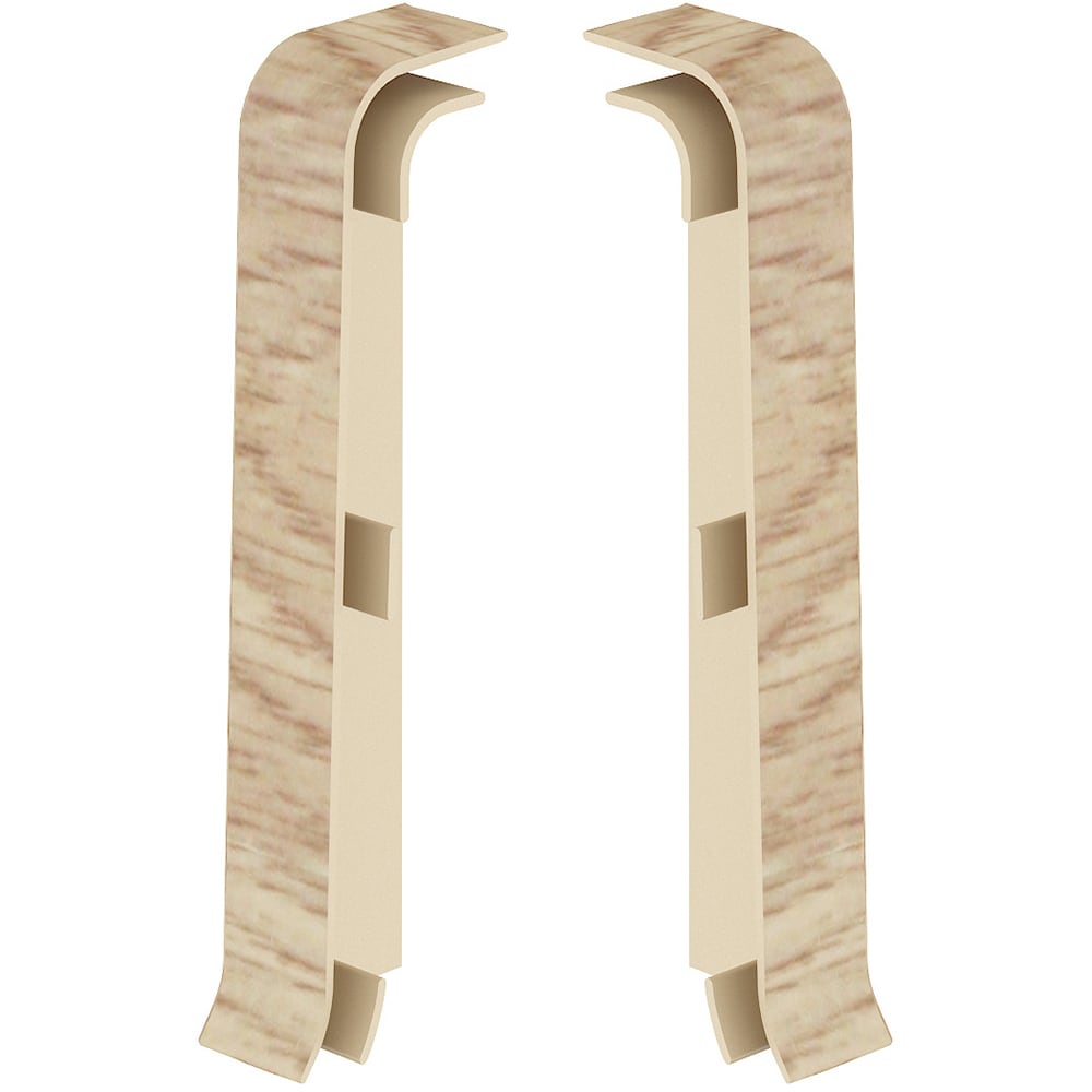 Set terminatii parchet VILO Esquero, PVC, 6.7 cm, 2 bucati, platan mexican