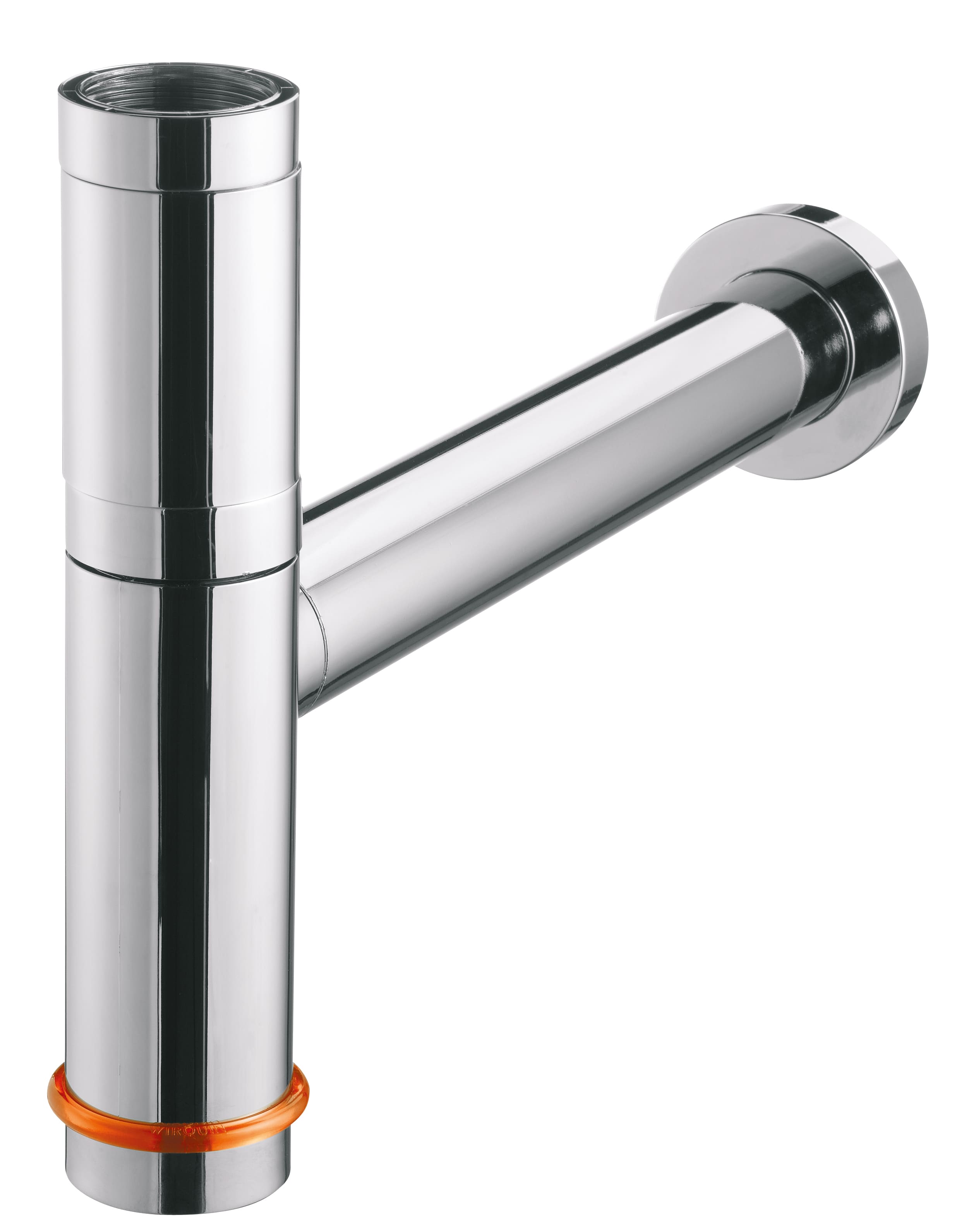 Sifon lavoar, crom, Teos, inel rotund  Wirquin