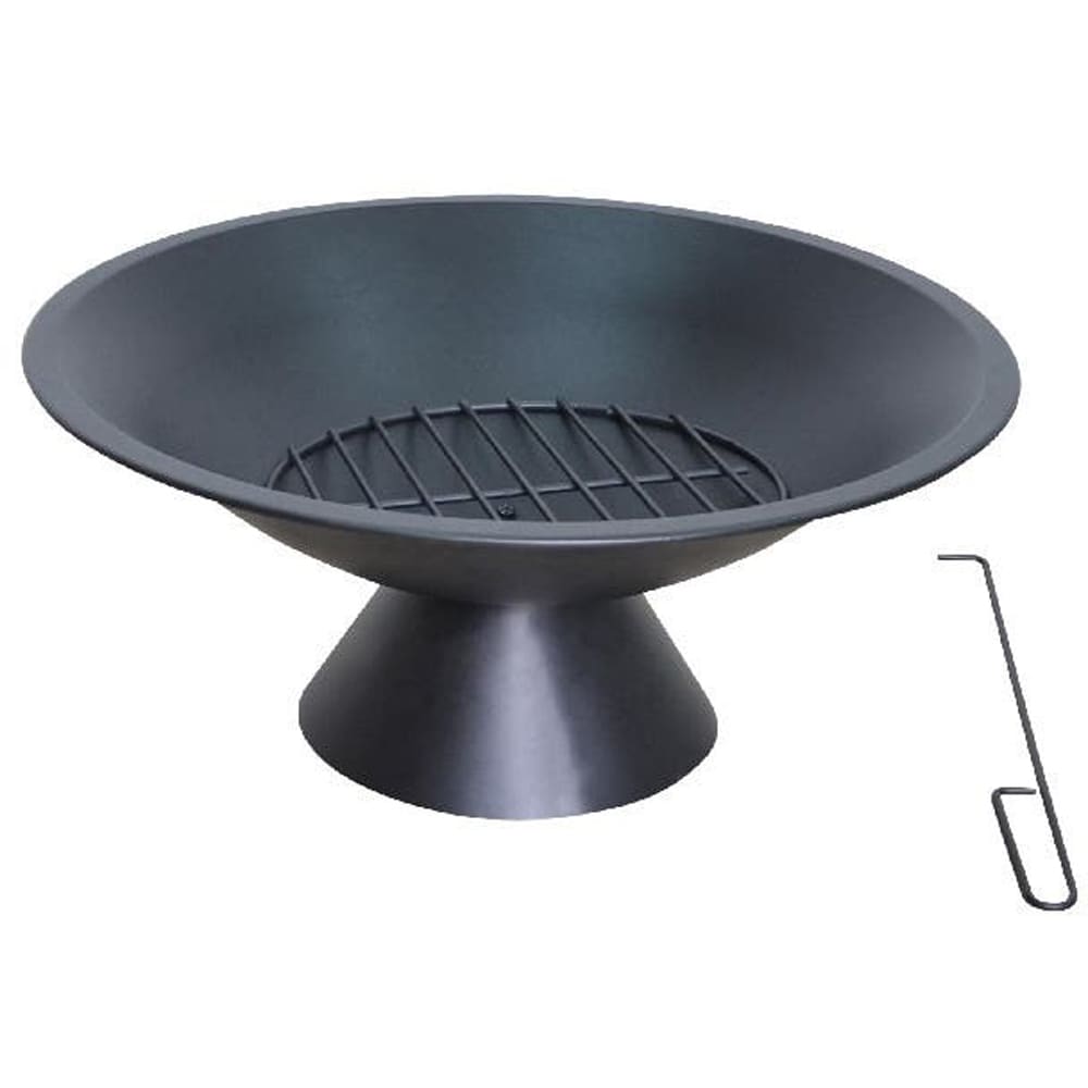 Bol de foc Brazoria, 56 x 24 cm, gri