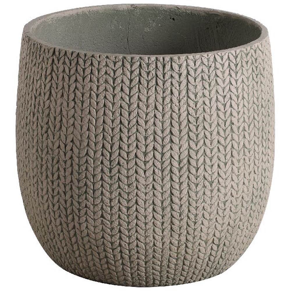 Ghiveci flori VERVE Kulun, lut, D 46 cm, bej