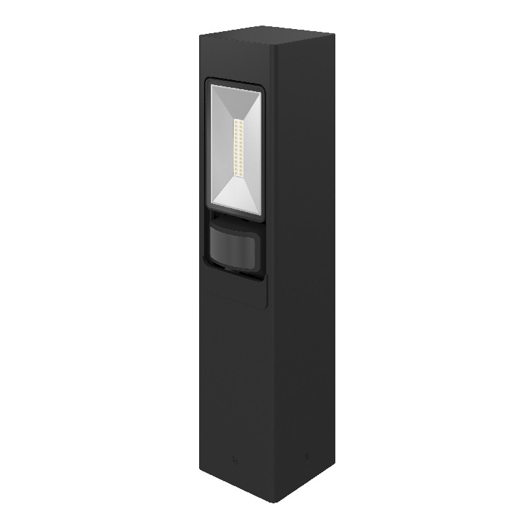 Stalp cu iluminare LED GoodHome Davern, 10W, 1000lm, IP65, negru