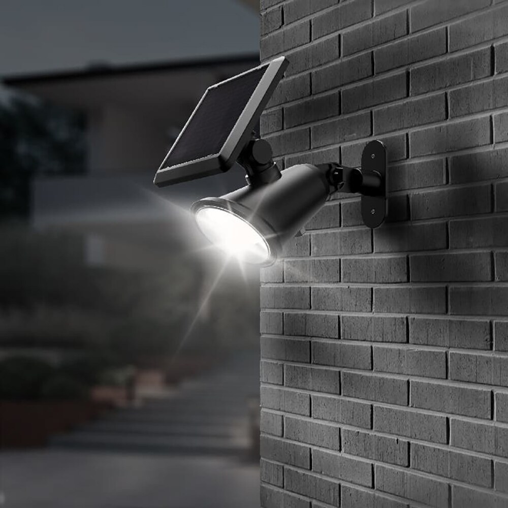 Proiector Solar 2in1 MANLY, 45lm, IPX4, negru