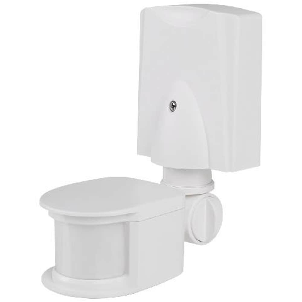 Lampa LED de exterior GOODHOME Merritt, senzor, IP44, alb