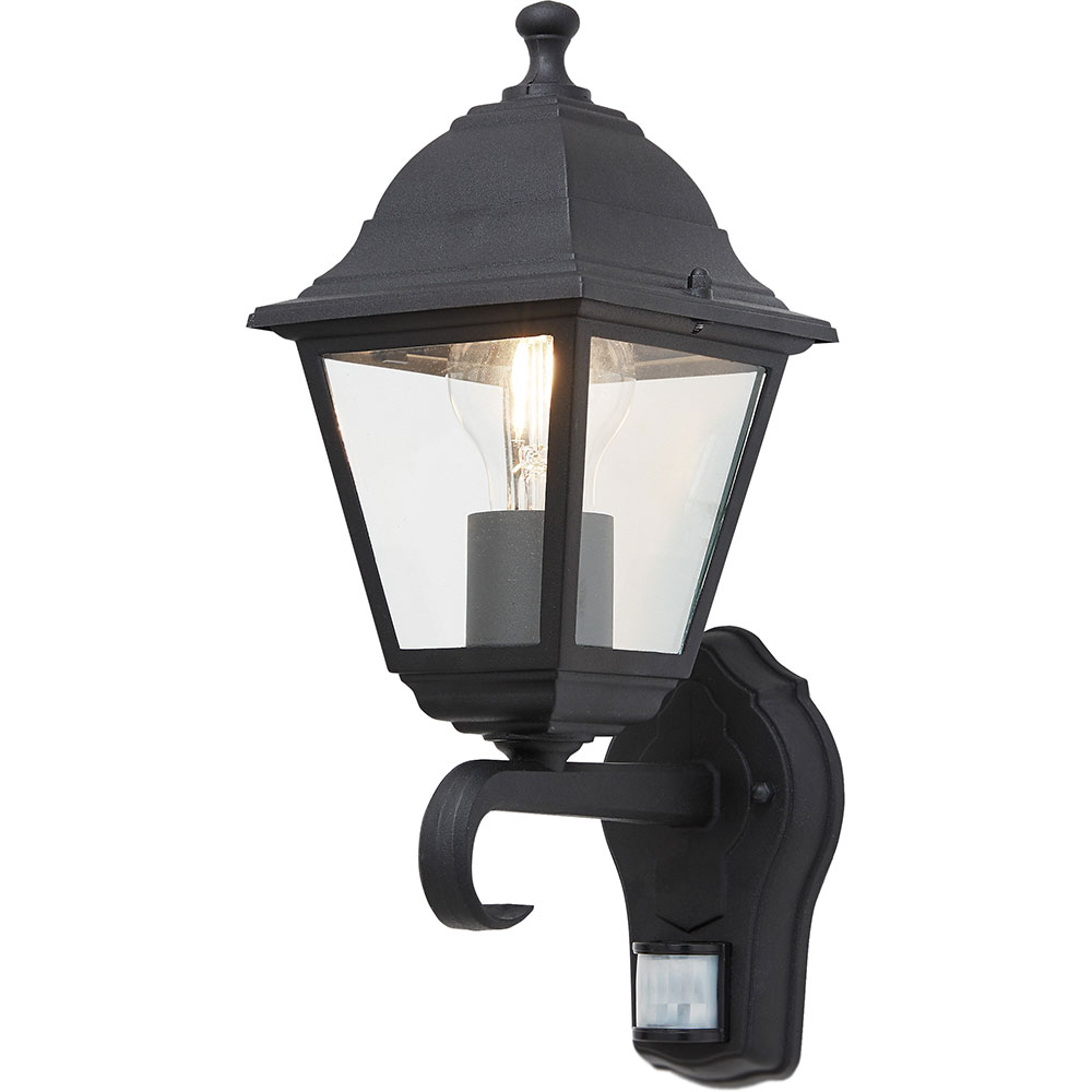 Aplica de exterior cu senzor Varennes 101278187, 60W, IP44, negru