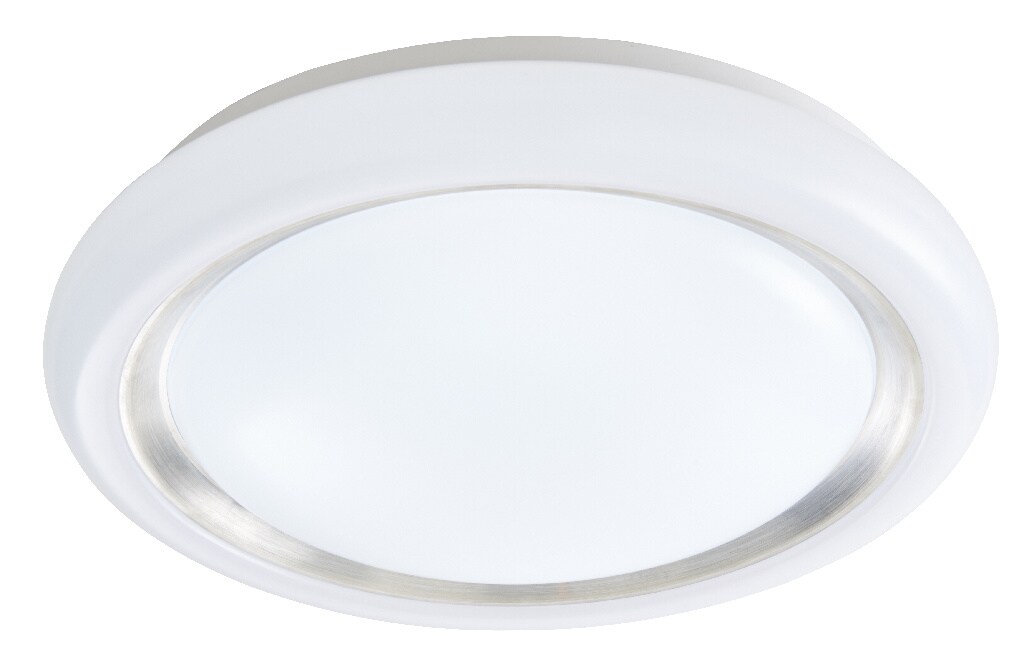 Plafoniera LED, 1 x 17 W, alb si argintiu, metal si plastic  GoodHome