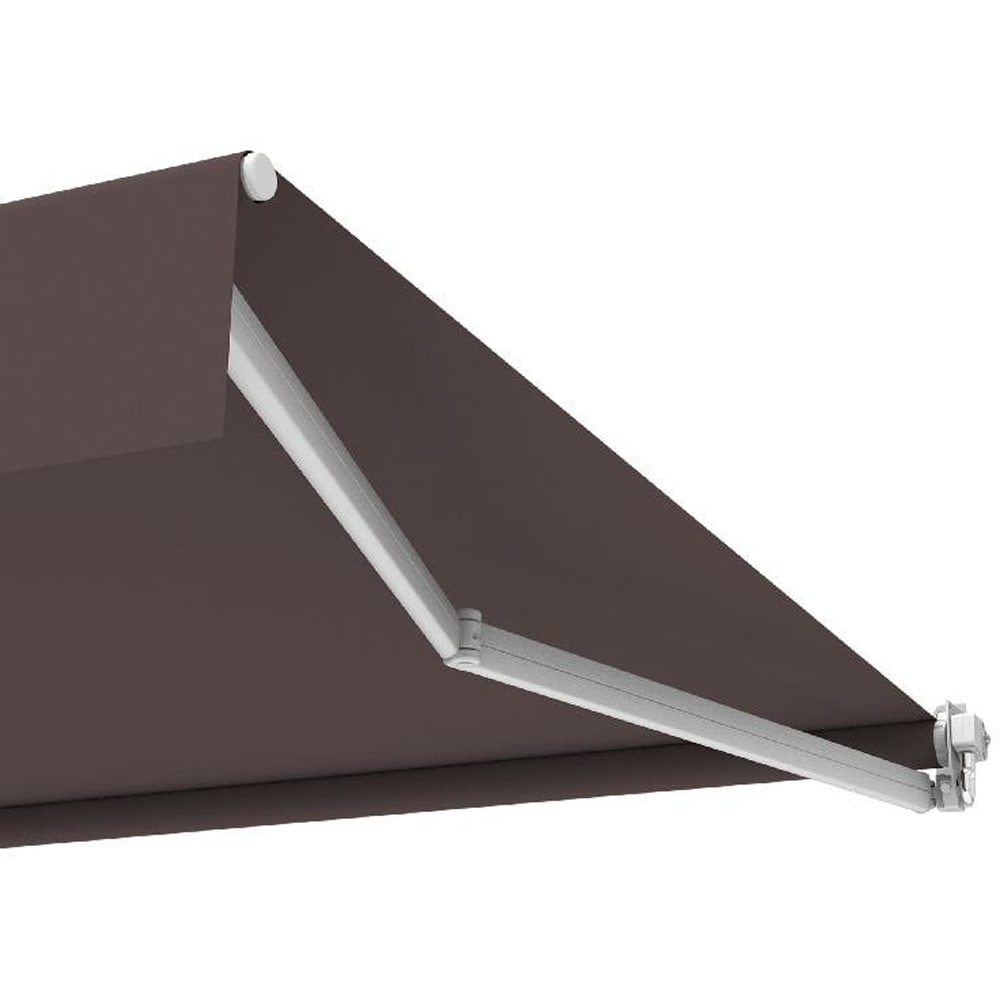Copertina retractabila BLOOMA, aluminiu, 250 x 200 cm, maro taupe