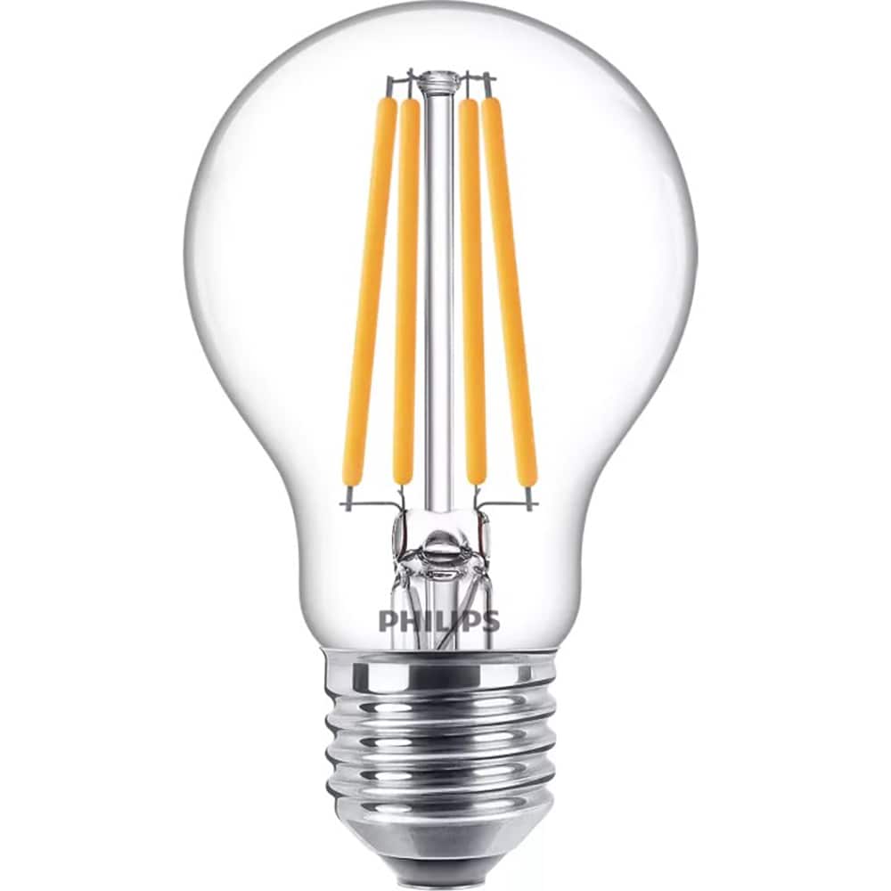 Bec filament PHILIPS A60, E27, 10.5W, 1520lm, lumina calda