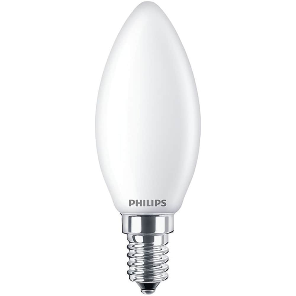 Bec LED PHILIPS Candle, E14, 6.5W, 806lm, lumina calda