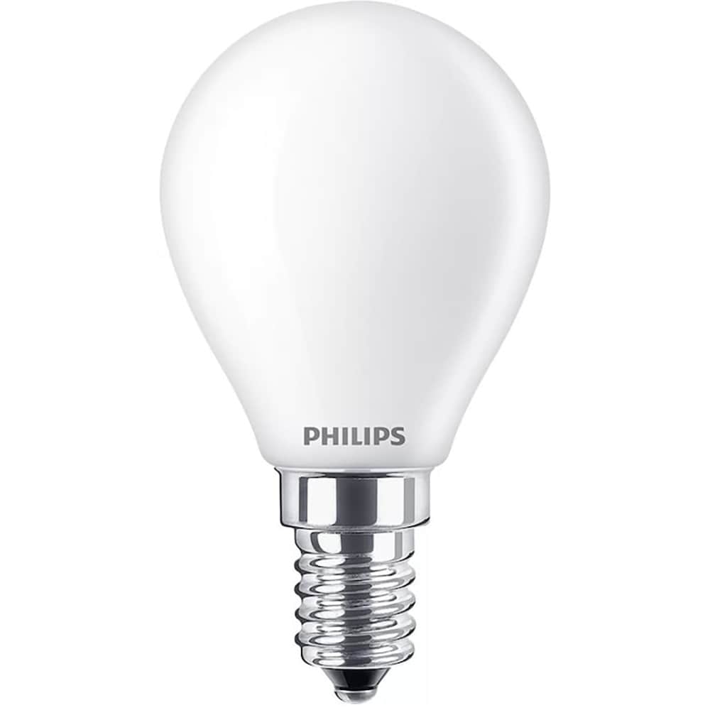 Bec LED PHILIPS P45, E14, 6.5W, 806lm, lumina calda