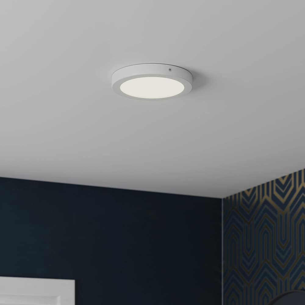 Plafoniera LED integrat Aius GOODHOME, 12W, 1200 lm, 4000K, alb