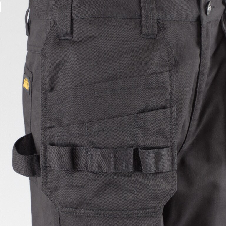 Pantaloni de lucru Site Sember, EU48, poliester si bumbac, negru