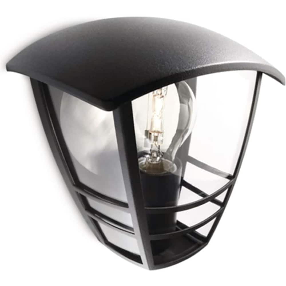 Aplica de exterior PHILIPS MyGarden Creek, 60W, IP44, negru