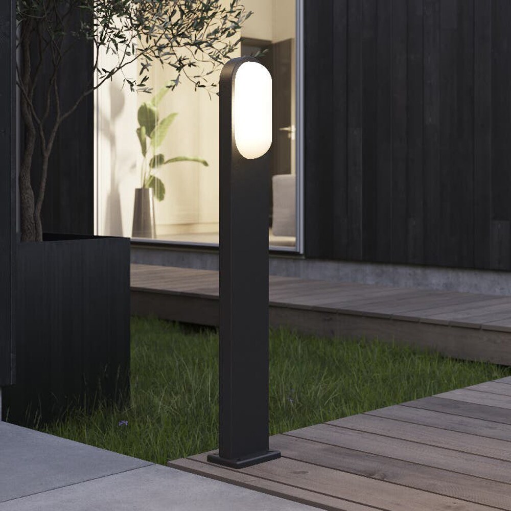 Stalp iluminat exterior LED 101287904, 14W, 90cm, negru