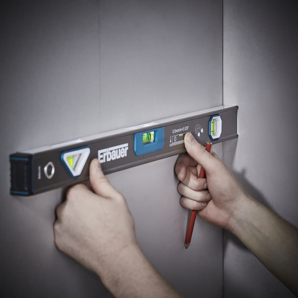 Nivela ERBAUER, 60cm, aluminiu