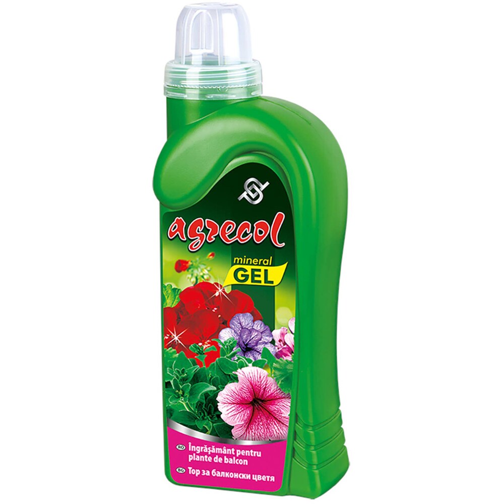 Ingrasamant gel mineral pentru plante de balcon Agrecol, 0.5 L