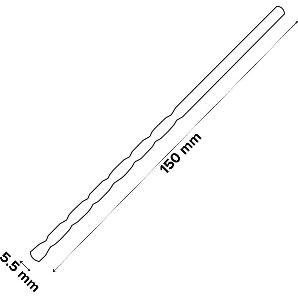 Burghiu beton Erbauer, 5.5 x 150 mm