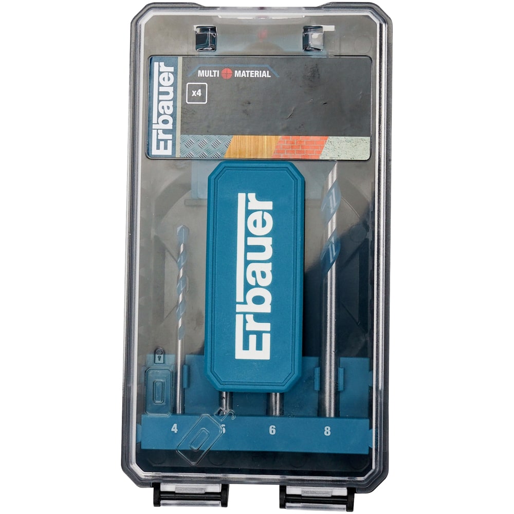 Burghiu multifunctional Erbauer, set 4 bucati