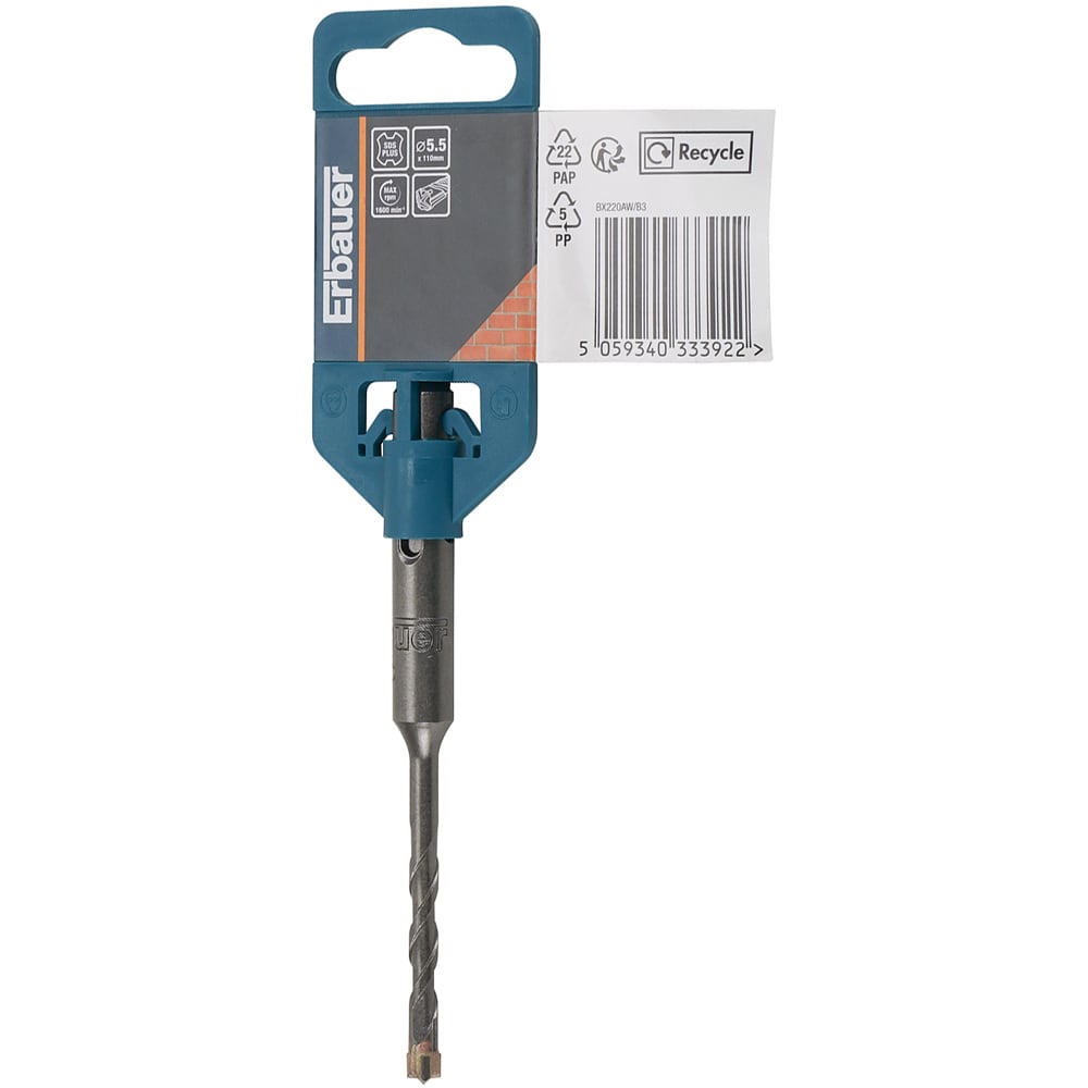 Burghiu SDS Plus Erbauer, 5.5 x 110 mm