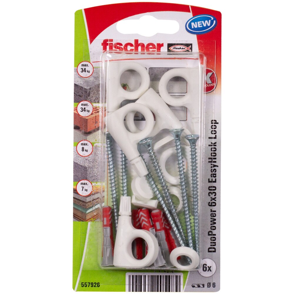 Set dibluri FISCHER DuoPower, 6 x 30mm, 6 bucati