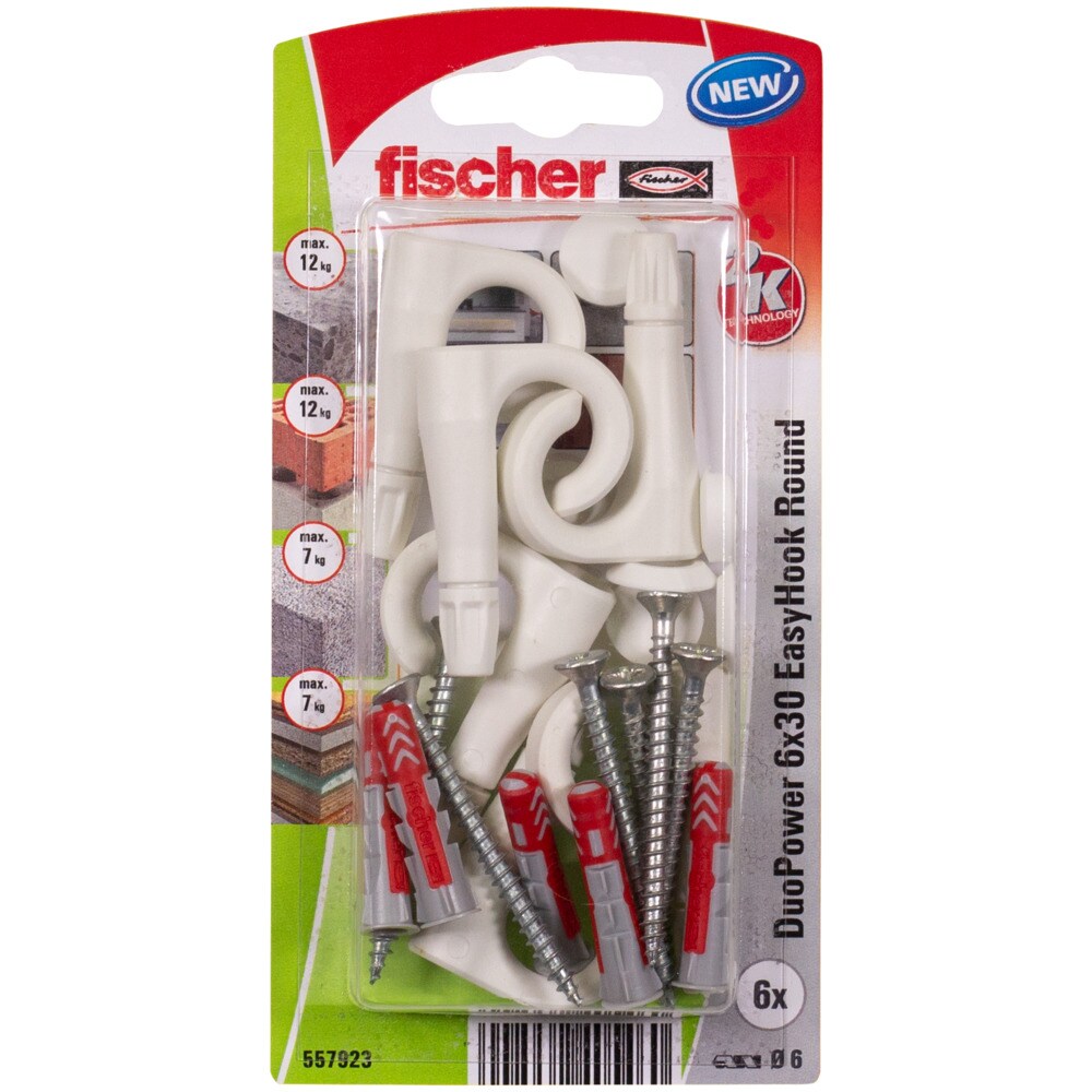 Set dibluri FISCHER DuoPower, 6 x 30mm, 6 bucati