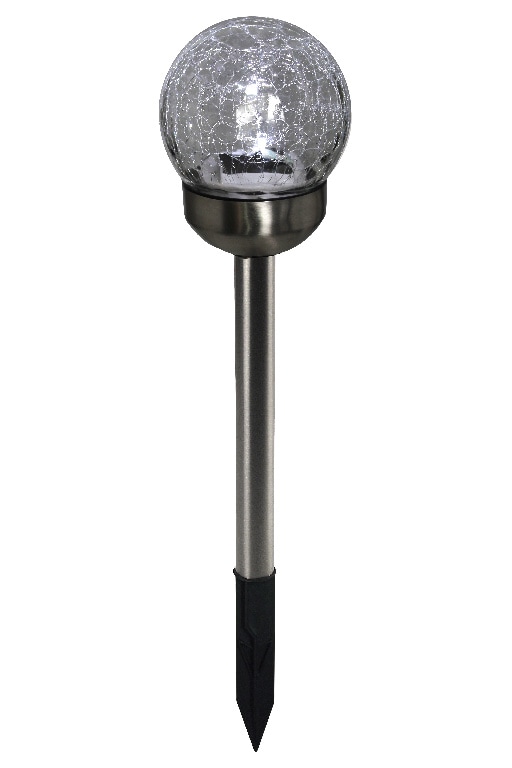 Lampa solara LED, otel inoxidabil, argintiu, 6 bucati, 0.02 W