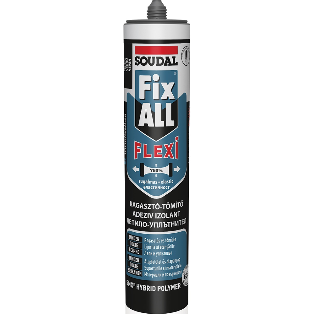 Adeziv izolant SOUDAL Fix All Flexi, negru, 290 ml