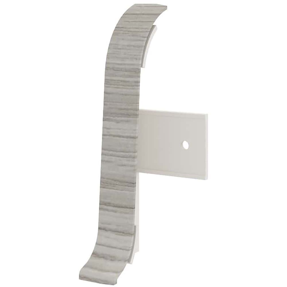 Terminatie VILO Flex 5102, PVC, 5.5 cm, 2 bucati, gri