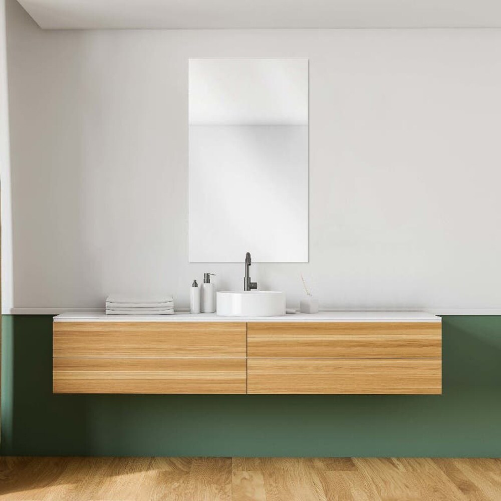 Oglinda baie GOODHOME Imandra, 50 x 90 cm, transparent