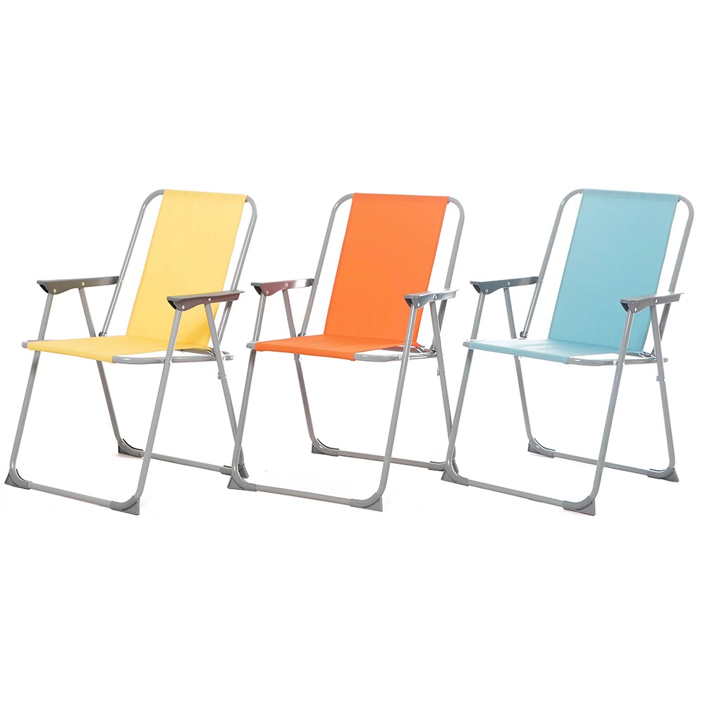 Scaun terasa Curacao, otel, 57 x 54.5 x 80 cm, multicolor