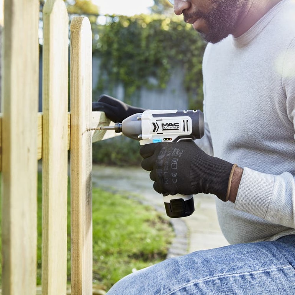 Masina de gaurit si insurubat cu impact Mac Allister, 12V, 1.5Ah, 80Nm