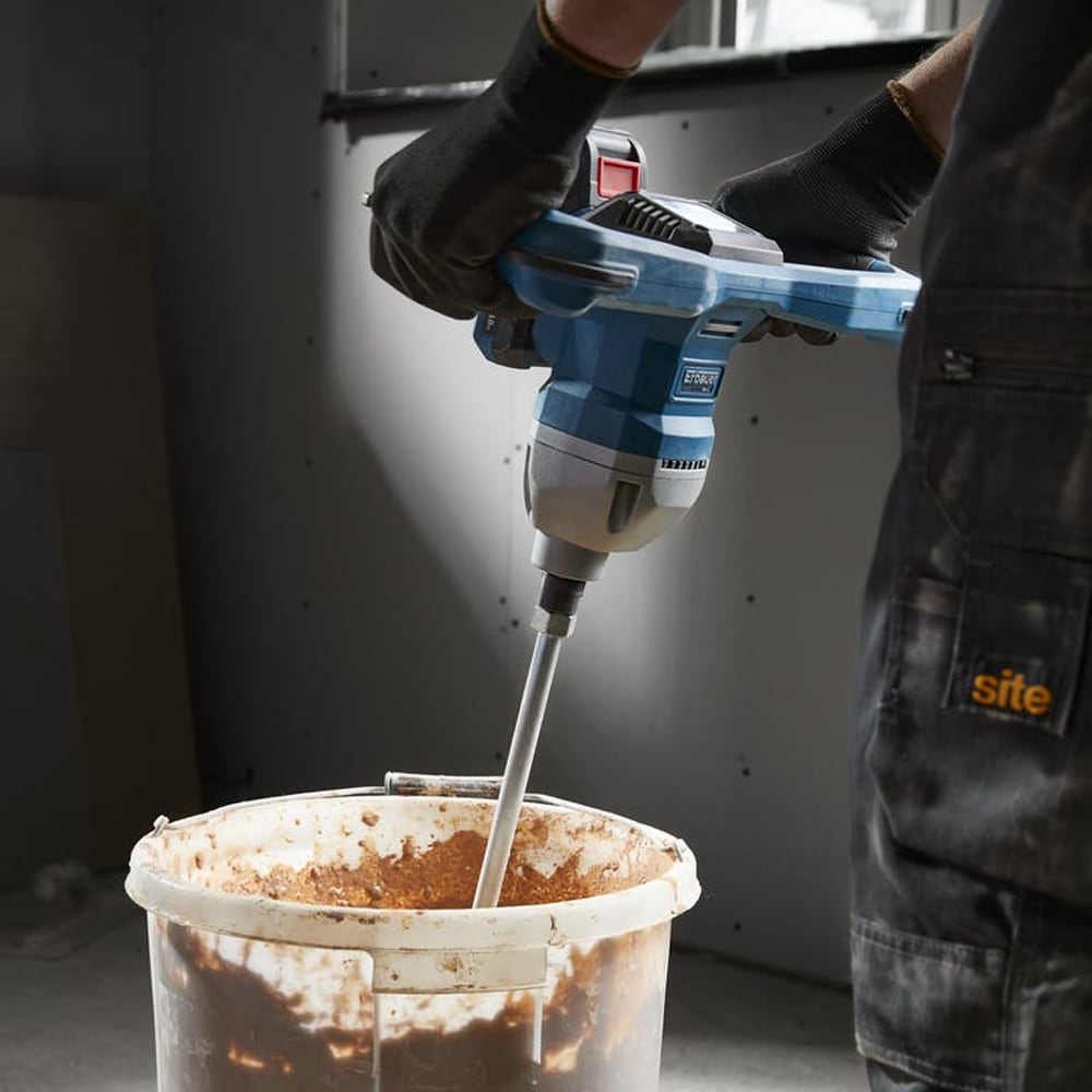 Amestecator mortar Erbauer, 18V, 650RPM, M14, max 120l