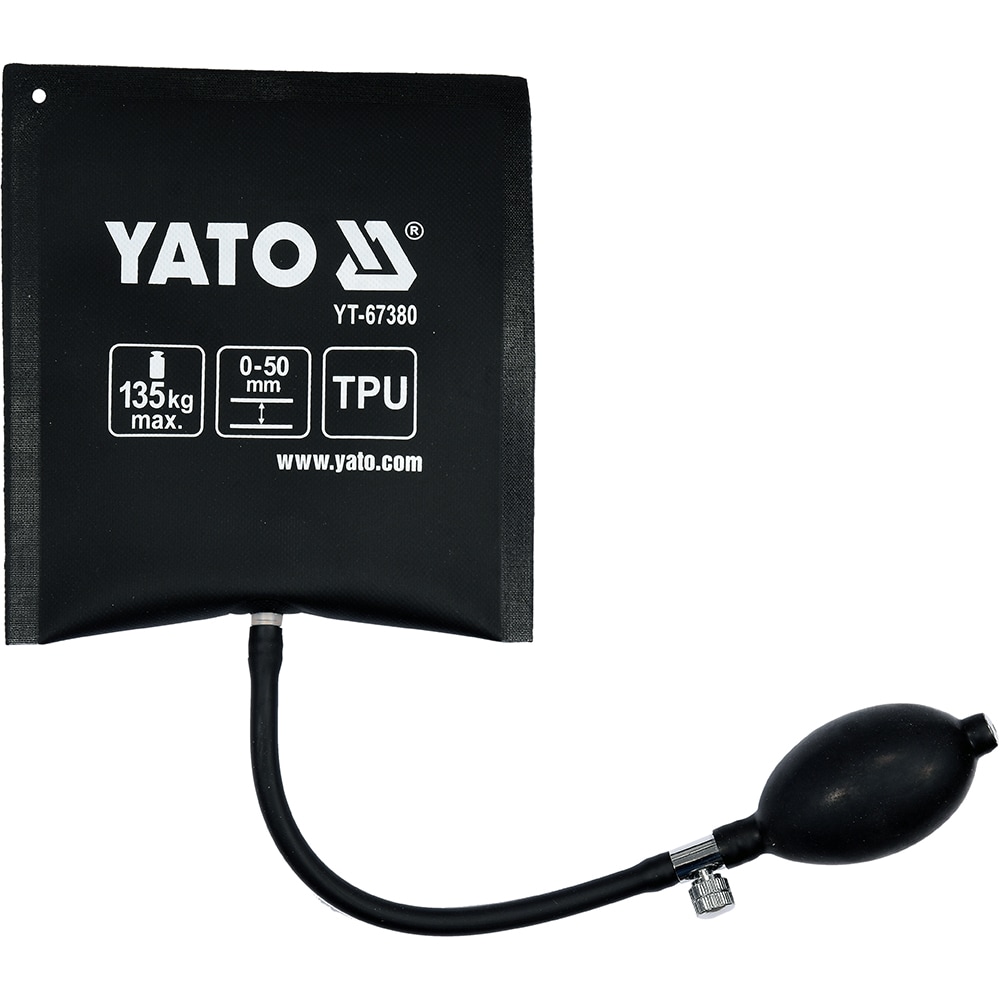 Perna de aer pentru montaj/ridicat YATO YT-67380, 0-50mm, negru