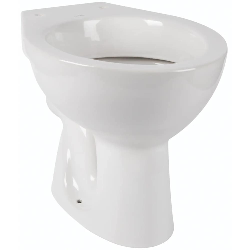 Vas WC CERSANIT Roma R10, ceramic, monobloc, montaj pe pardoseala, evacuare orizontala, alb