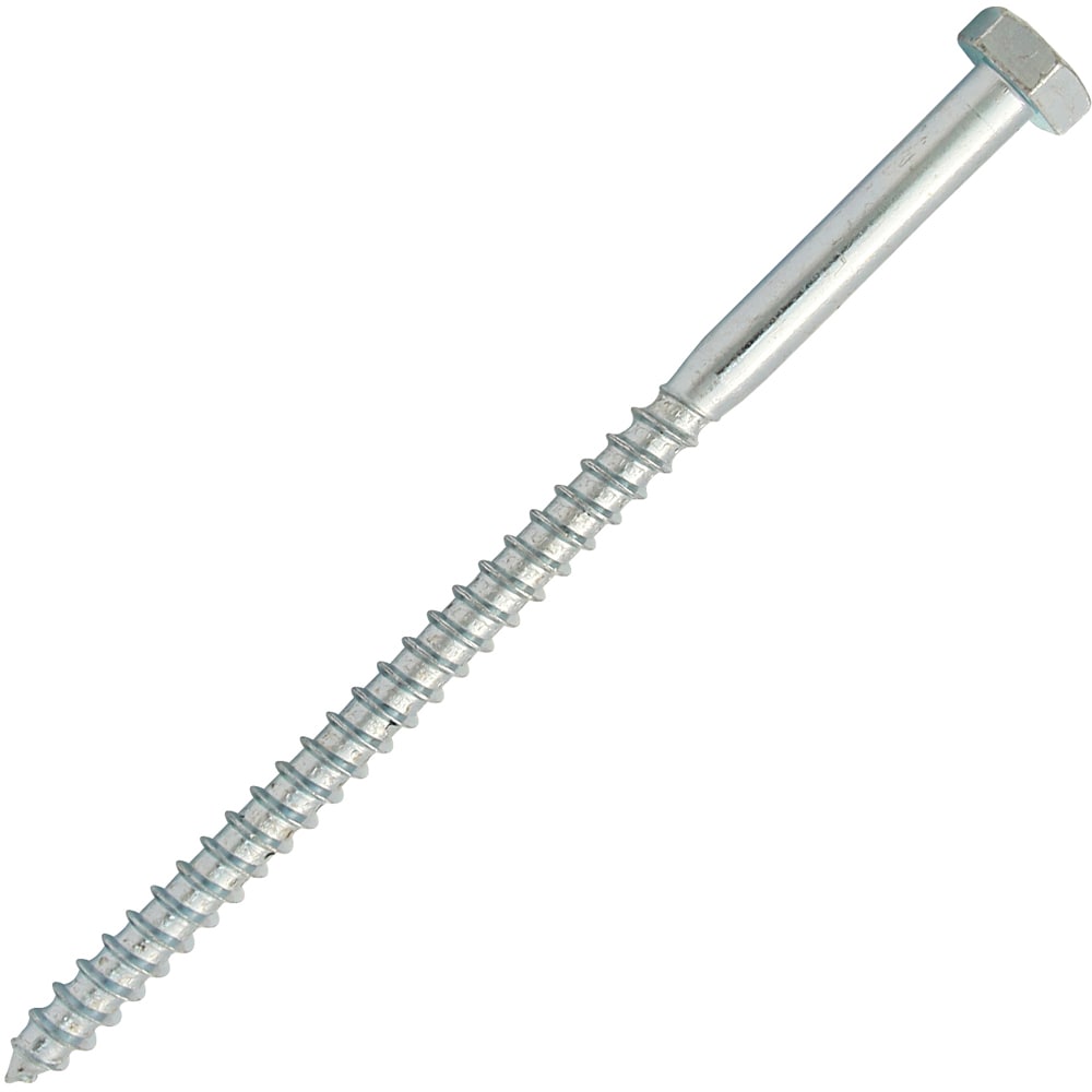 Surub lemn cap hexagonal DIN 571, 10 x 180 mm, ZA, vrac