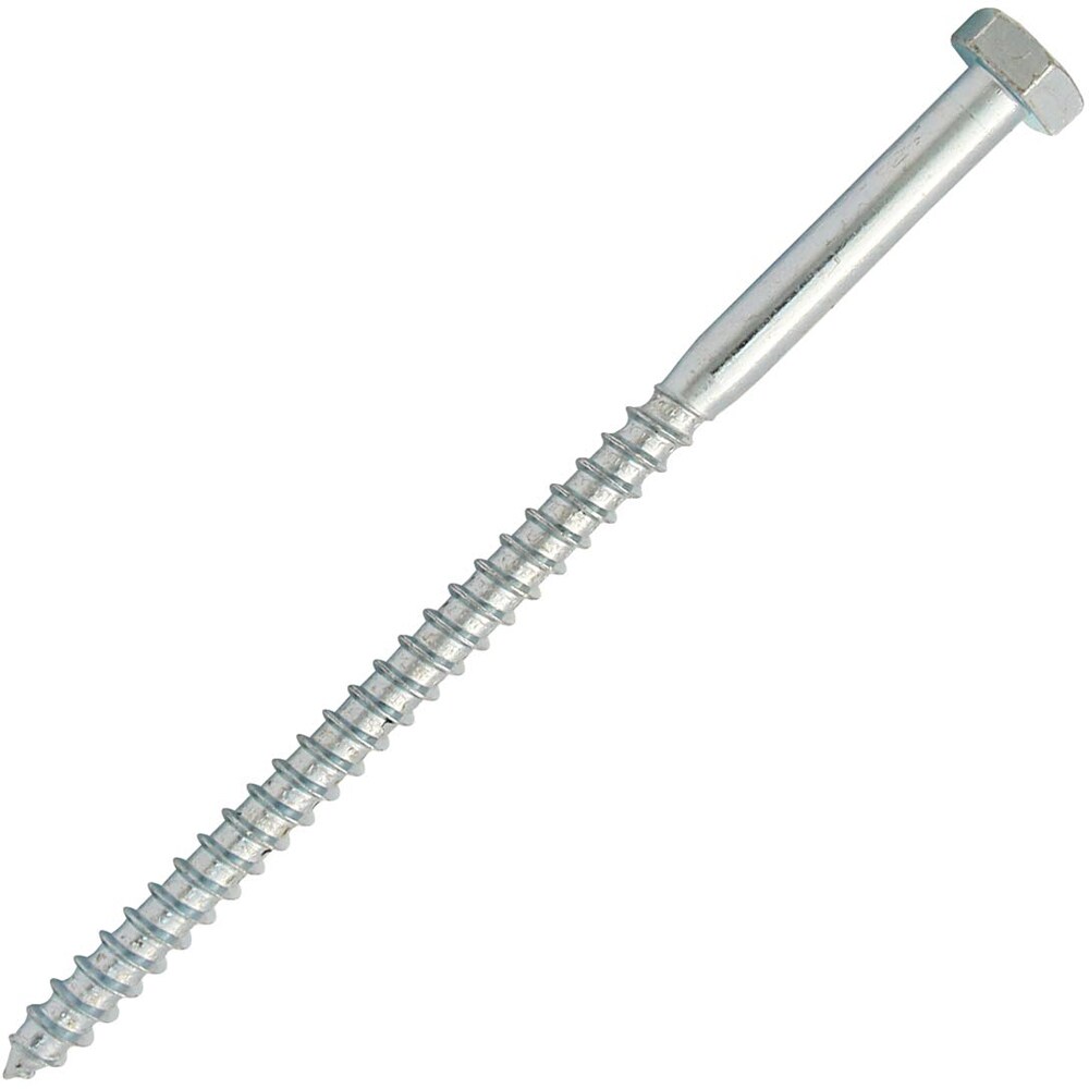 Surub lemn cap hexagonal DIN 571, 10 x 200 mm, ZA, vrac