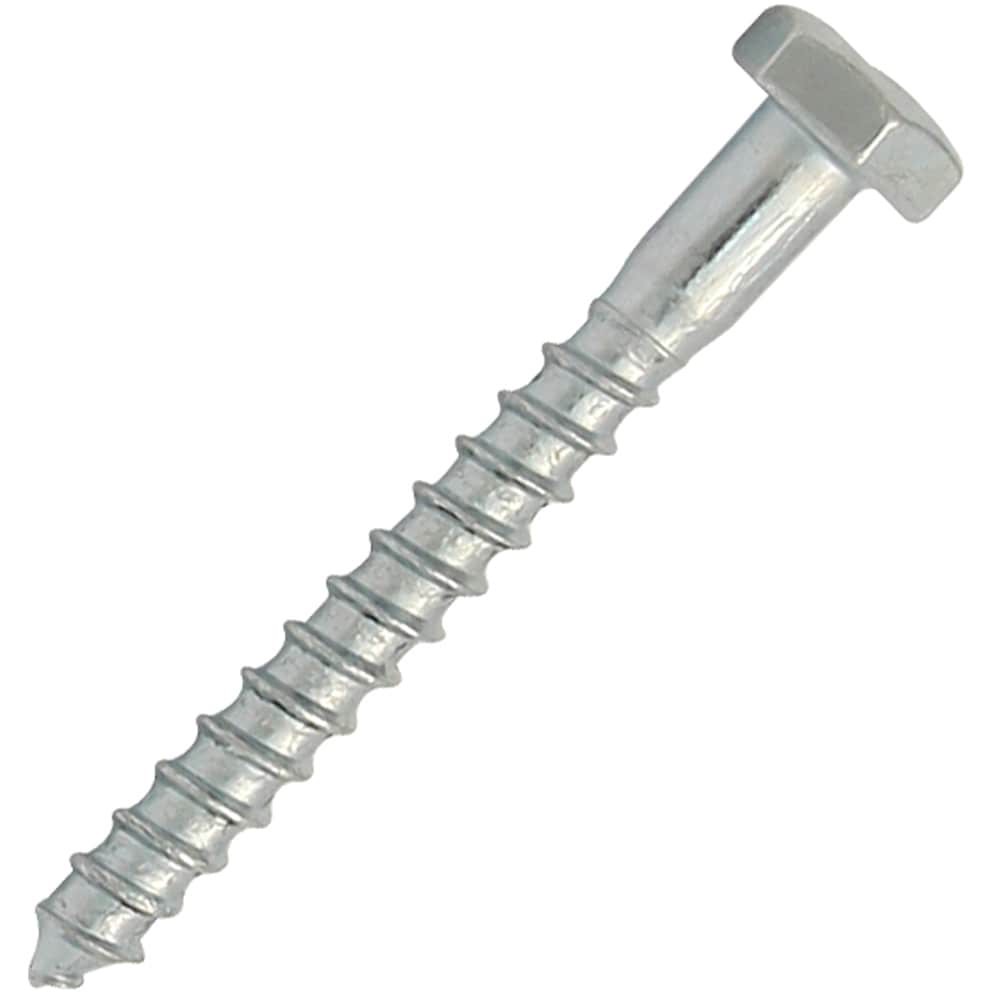 Surub lemn cap hexagonal DIN 571, 7 x 60 mm, ZA, vrac