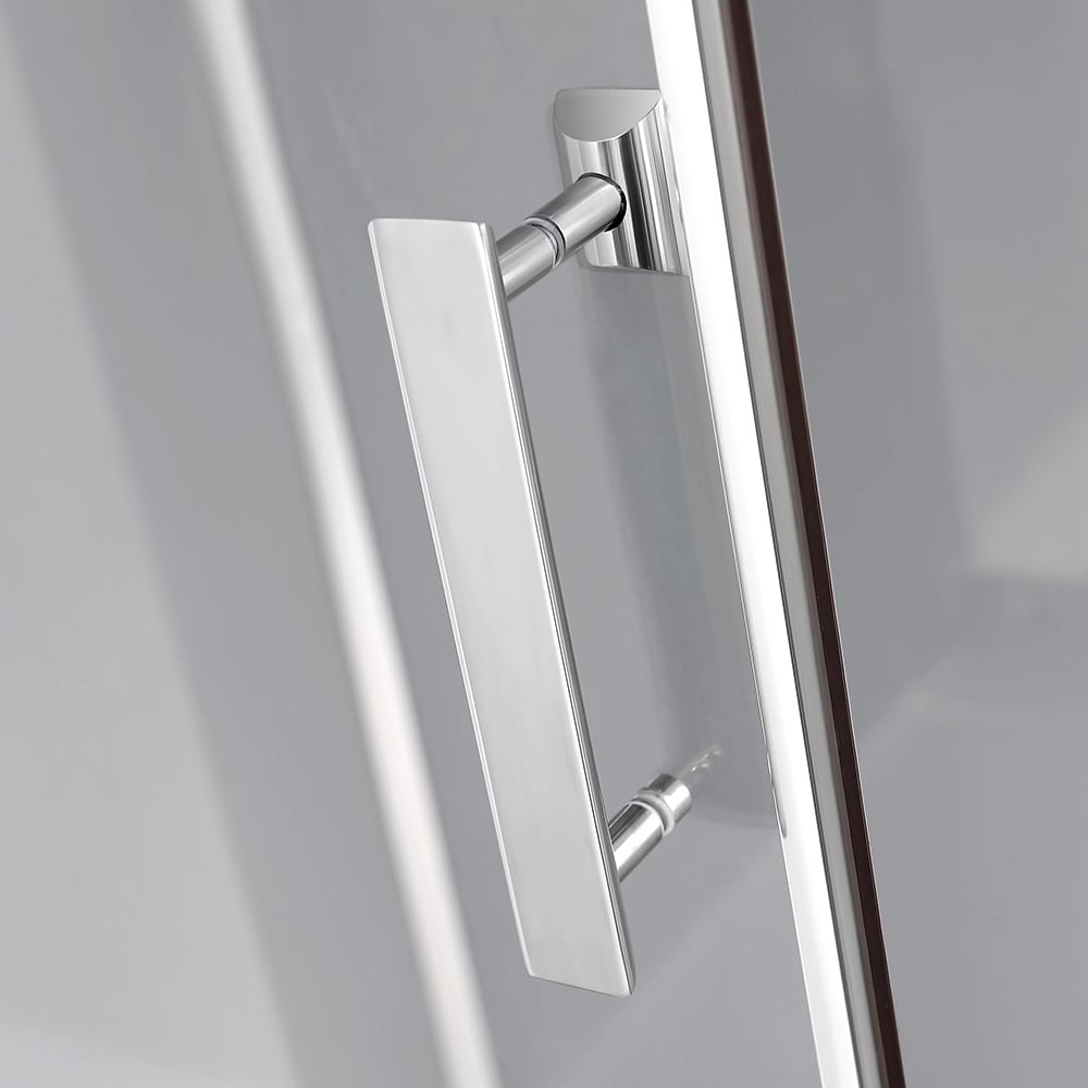 Cabina dus cu hidromasaj GoodHome Beloya, patrata, 90 x 90 x 220 cm, sticla securizata 6mm, profil crom